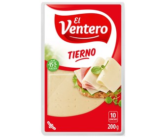 Queso en lonchas tierno EL VENTERO 200 g. Queso en lonchas tierno EL VENTERO 200 g.