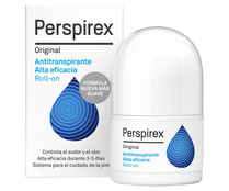 Desodorante roll on unisex con acción antitranspirante PESPIREX 20 ml.