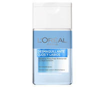 Desmaquillante waterproof para ojos y labios L'ORÉAL PARIS 125 ml.
