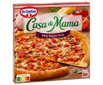 Pizza congelada de barbacoa y carne de cerdo deshilachada DR. OETKER Casa di mama 405 g.