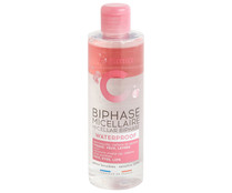 Agua micelar desmaquillante bifase, especial pieles sensibles COSMIA 250 ml.
