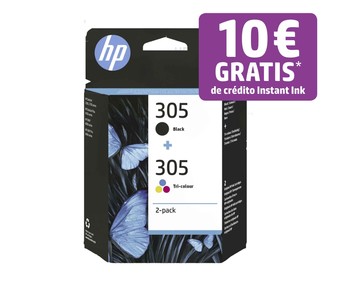 Cartucho de Tinta HP 305 6ZD17AE, negro y tricolor Cartucho de Tinta HP 305 6ZD17AE, negro y tricolor