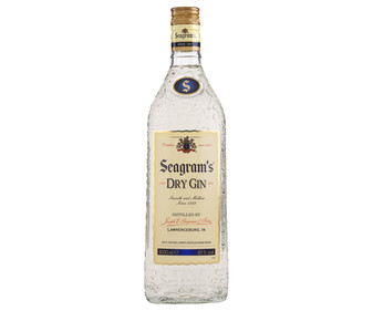 Ginebra tipo Dry Gin elaborada con botanicos de distintas partes del mundo SEAGRAM´S botella de 1 l. Ginebra tipo Dry Gin elaborada con botanicos de distintas partes del mundo SEAGRAM´S botella de 1 l.