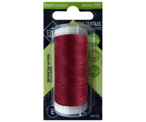 Bobina de hilo de poliéster color rojo para todo tipo de telas, 200m., STYLE. Bobina de hilo de poliéster color rojo para todo tipo de telas, 200m., STYLE.