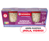 Arroz basmati vasito para microondas NOMEN 2 uds x140 g.