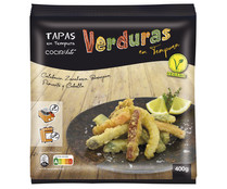 Verduras (calabacín, zanahoria, berenjena, pimiento y cebolla) en tempura COCINARTE 400 g.