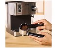 Cafetera espresso SOLAC Taste Classic M80 Inox CE4483, presión 20bar, café molido o monodosis, capacidad 1,6L, vaporizador.