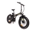 Bicicleta eléctrica plegable ARGENTO Mini Max Plus Silver AR-BI-210024, 250W, 7 velocidades, ruedas 20”.