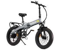 Bicicleta eléctrica NILOX J4 Plus, plegable, 250W, vel max 25km/h, ruedas 20", autonomía 70Km.
