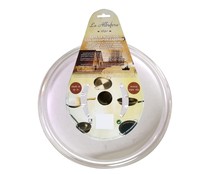 Tapa multiusos de aluminio con desvaporizadores para sartenes de 32cm. de diámetro LA ALBUFERA.