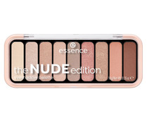 Paleta de sombras de ojos de larga duración con 9 tonos diferentes ESSENCE Nude edition. 
