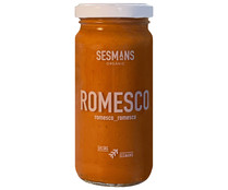 Salsa romesco bio ecológica SESMANS ORGANIC 240 ml.