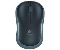 Ratón óptico inalámbrico LOGITECH M185, 3 botones, 1000 dpi, conexión Usb.