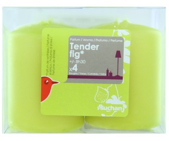 Velas perfumadas cilíndricas 4 unidades Velas perfumadas cilíndricas 4 unidades