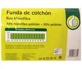 Funda de colchón de microfibra, 135 centímetros, 30 centímetros de alto PRODUCTO ECONÓMICO ALCAMPO.