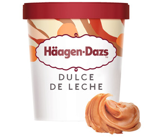 Tarrina de helado de dulce de leche HÄAGEN-DAZS 460 ml. Tarrina de helado de dulce de leche HÄAGEN-DAZS 460 ml.