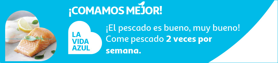 Comamos mejor La vida azul consejos de alimentación sobre pescado.