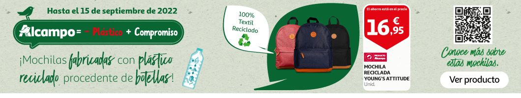 Mochilas escolares y estuches Alcampo Compra Online